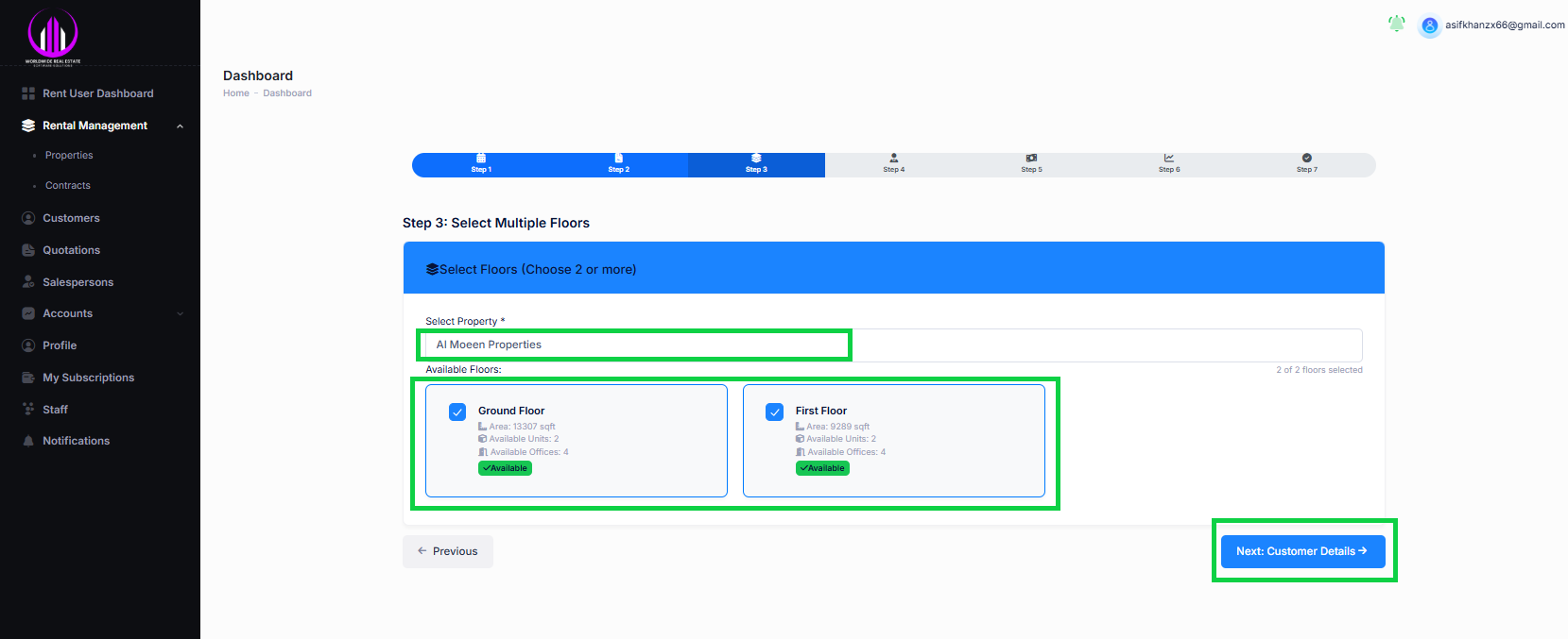 Floor Units Overview